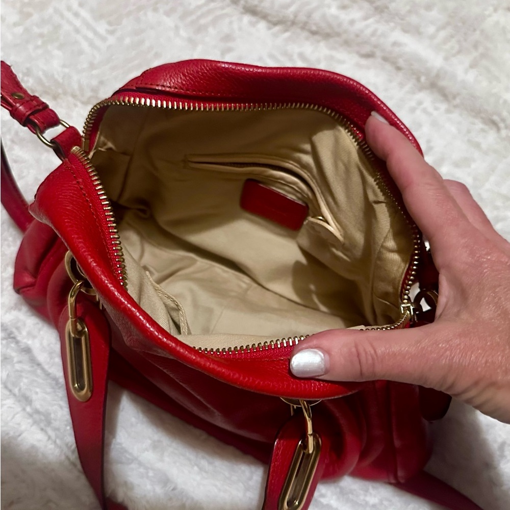 Chloe Paraty Red Leather Handbag - Picture 9 of 16
